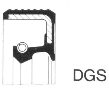 Shaft seal 16 x 24 x 4 DGS