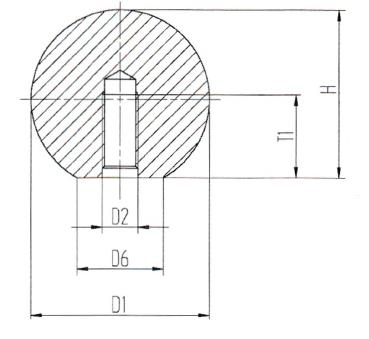 Preview: Ball knob DIN 319