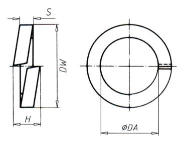 DIN 7980 - Federringe
