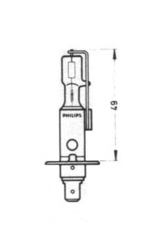 Glühlampe 12V 55W H1