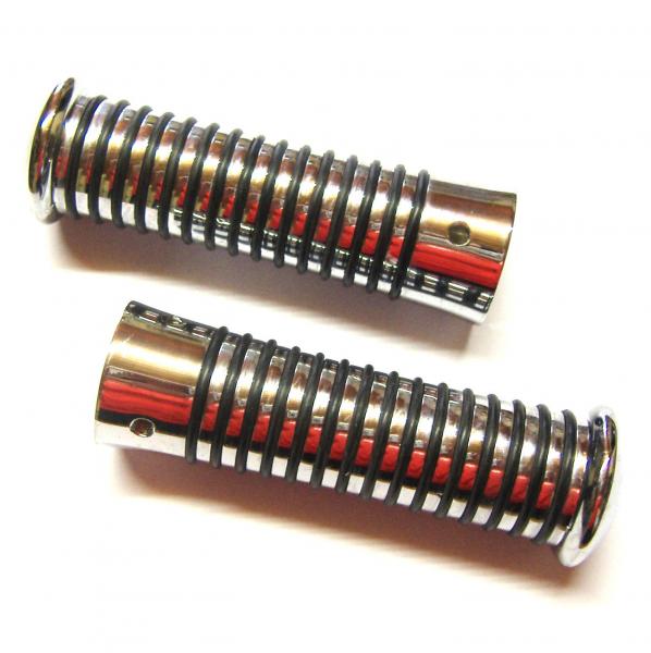 Metal grip set, chrome-plated O-R