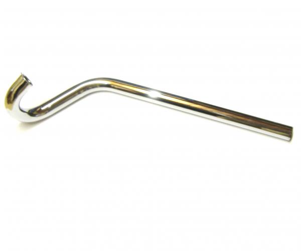 Exhaust pipe with flange connection