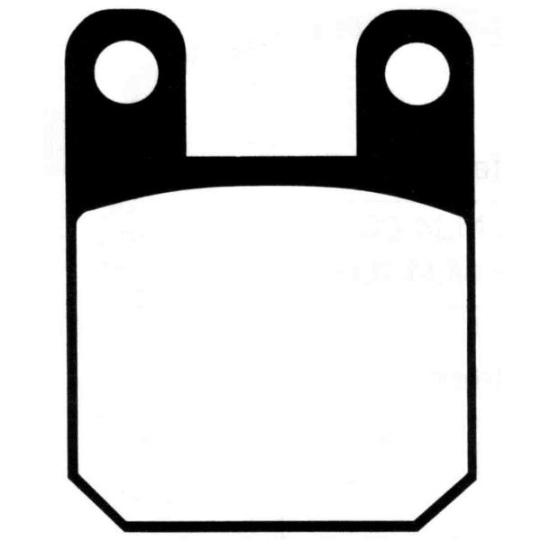 Scheibenbremsbelagsatz 36 x 45 x 6 mm