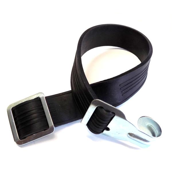 Luggage strap, rubber, black