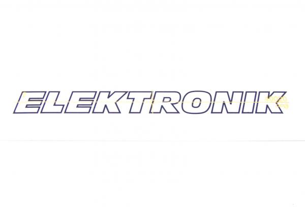Side cover "ELECTRONICS"