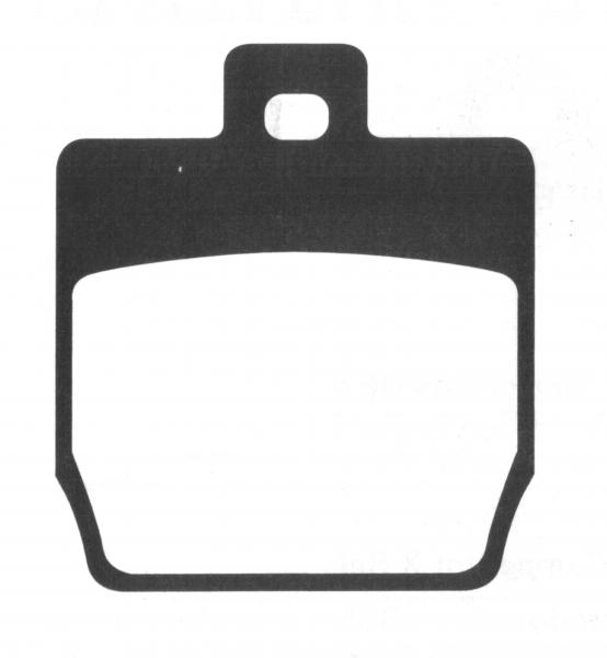Scheibenbremsbelagsatz 45,8 x 52,8 x 6,5 mm