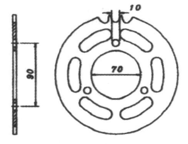 Sprocket HONDA 47 teeth
