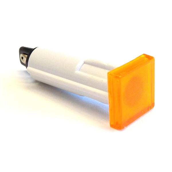 Control light for winker, orange, square