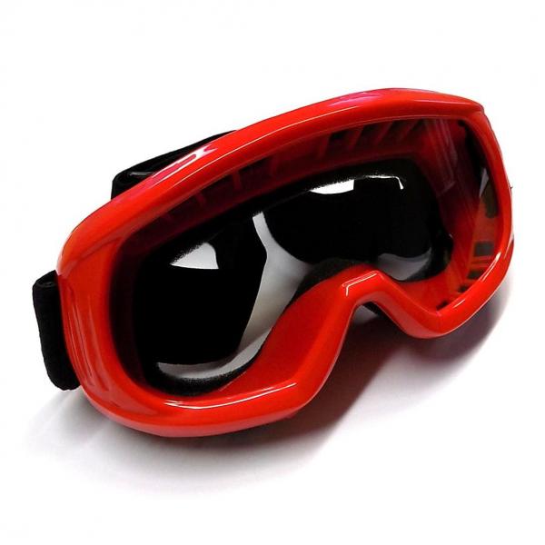 Glasses motocross, red