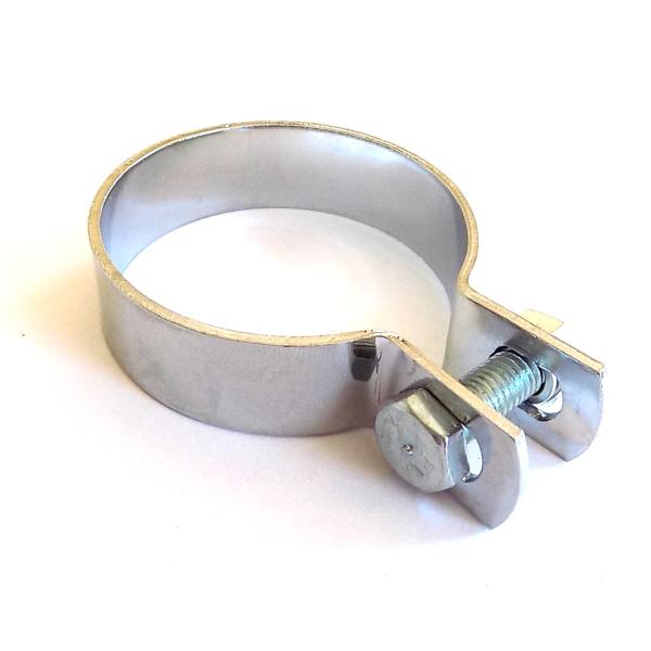 Exhaust clamp Ø 55 x 18, chrome-plated
