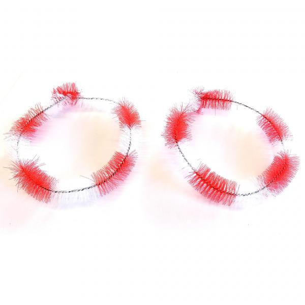 Hub cleaning rings moped, red / white