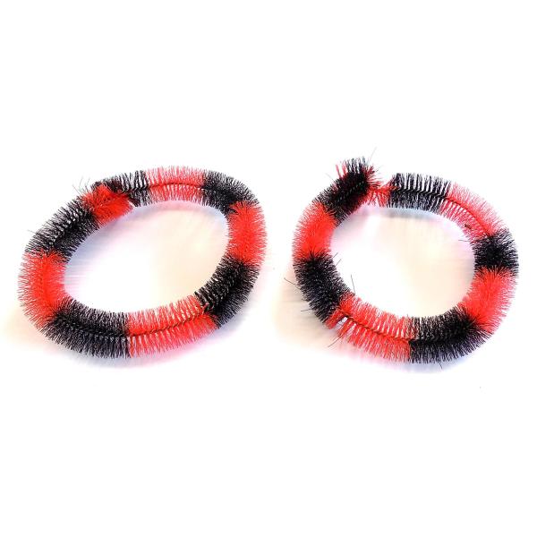 Hub cleaning rings moped, red / black