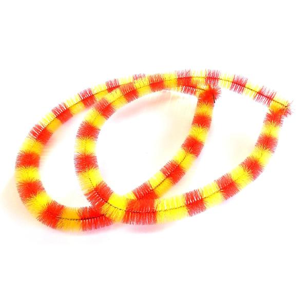 Hub cleaning rings moped, red / yellow