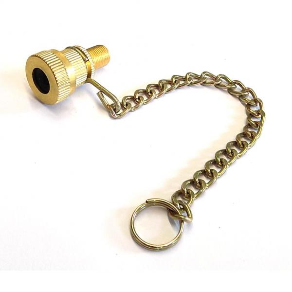 Stecknippel mit Kette f. Fahrradventil