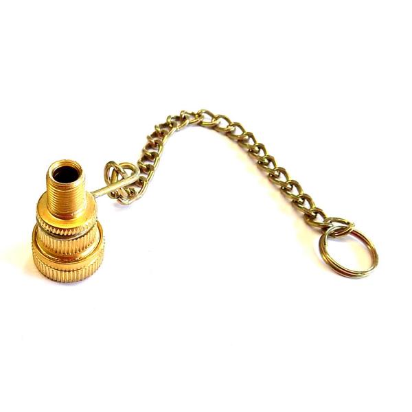Stecknippel mit Kette f. Fahrradventil