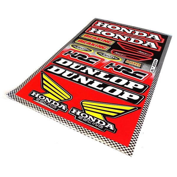 Aufklebersatz HONDA, Dunlop