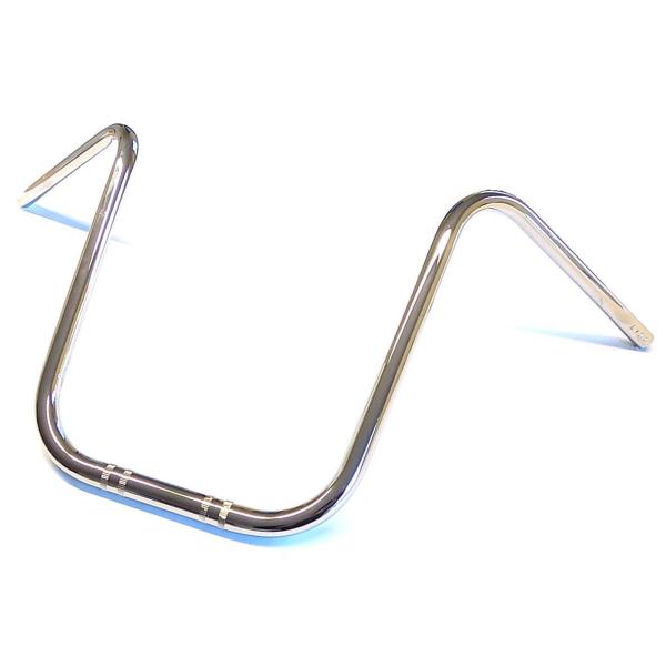 Chopper handlebar, chrome-plated