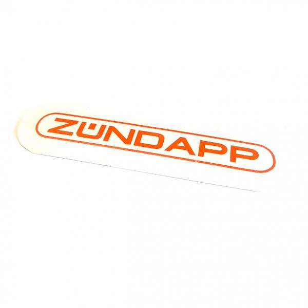 Sticker "ZÜNDAPP" orange