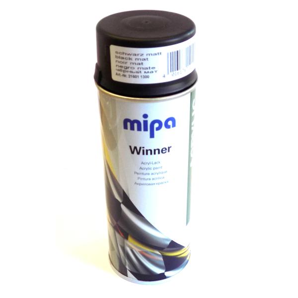 Lackspray Mipa, schwarz matt, 400 ml