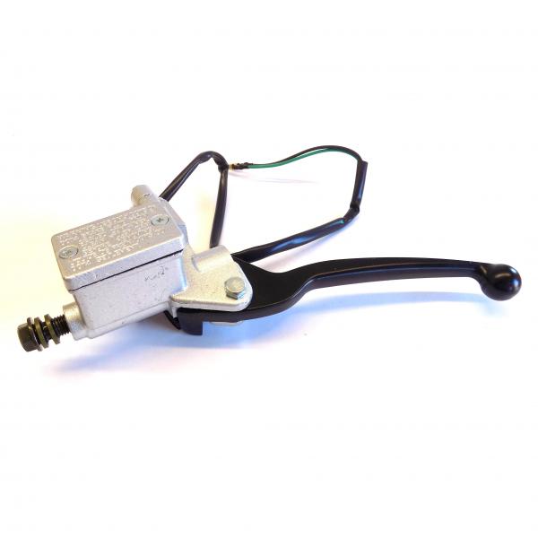 Brake lever unit left, silver, REX