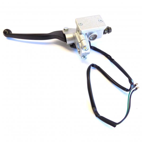 Brake lever unit left, silver, REX
