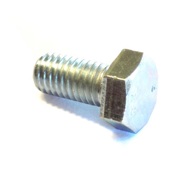 Sechskantschraube DIN 933 - M 8 x 16 - 8.8 - ZN
