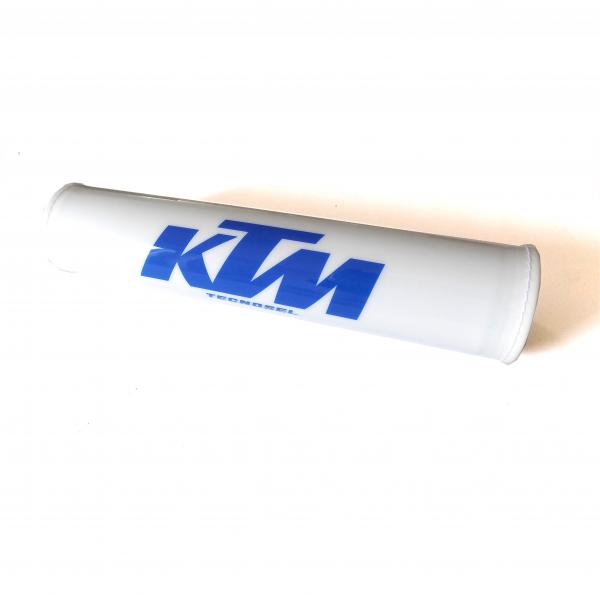 Lenkerpolster KTM, weiß/blau
