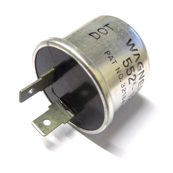 Flasher relay with 2 poles