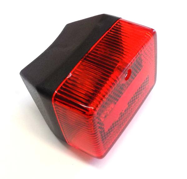 Rear light like ULO for mudguard mounting, without E-mark