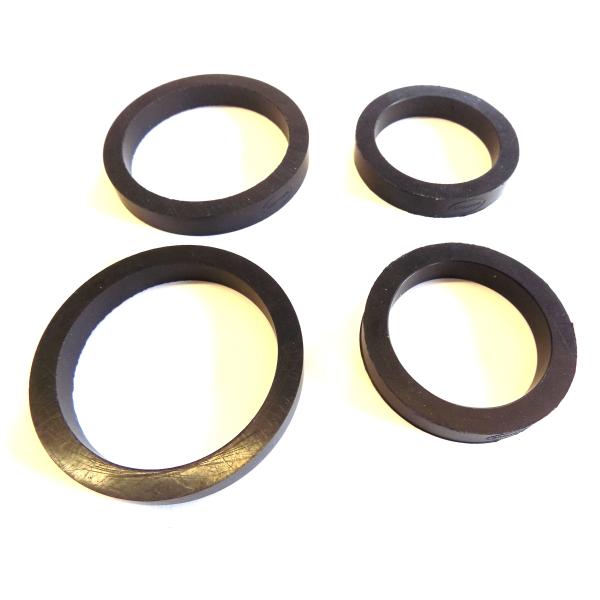 Rubber band suspension for front fork