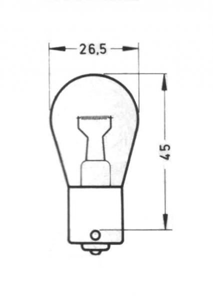 Glühlampe 6V 18W