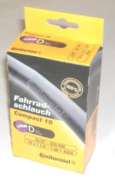 Schlauch Continental Compact 18" DV gerade