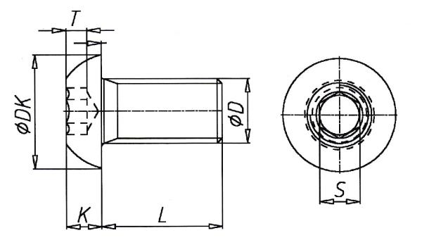 Flachrundschraube ISO 7380