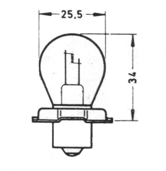 Light bulb 6V 20W