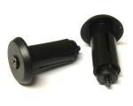 Handlebar plug set, black, screwable