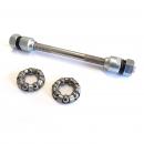 Axis for Front wheel 7.79 x 133 mm cpl. with Bearing Retainers