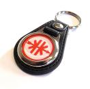 Key ring with Kreidler emblem, black